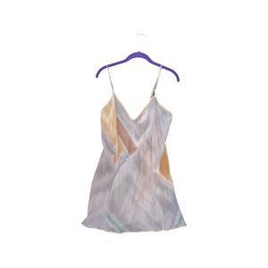 Victoria’s Secret Silk Multicolor Moody Chemise Size Large